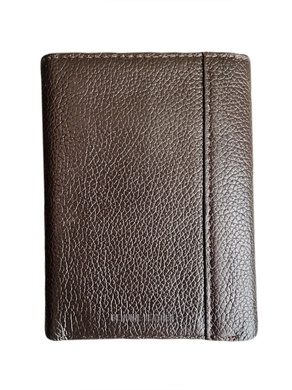 SwissGear Brown Leather Tri-Fold Wallet